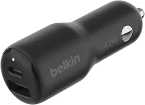 Wall Charger Belkin Boostcharge Dual Car Charger 42W