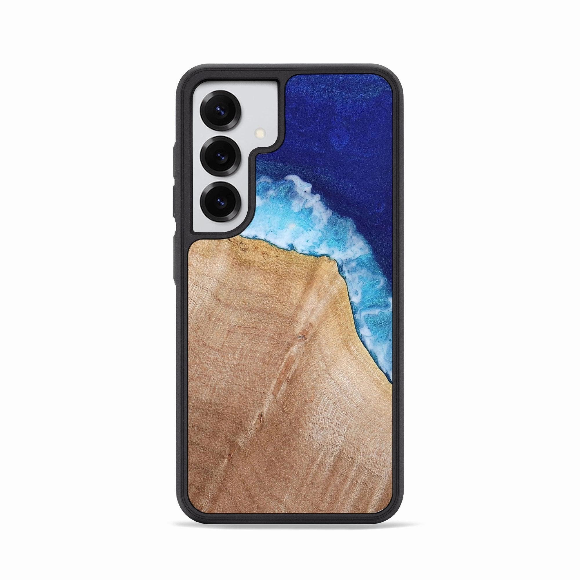Anti Finger Mark Ultra Clear Galaxy S25 Wood Phone Case - Melinda (Coastal, 779347)