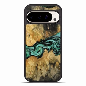 Bubble Free Installation Pixel 10 Pro Xl Wood Phone Case - Elmer (Green, 770093)