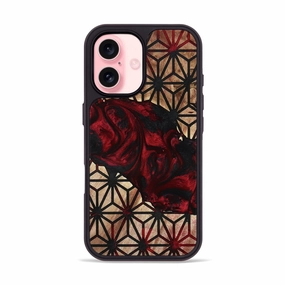 Iphone 16 Wood Phone Case - Karis (Pattern, 779261) Drop Protection Anti Glare