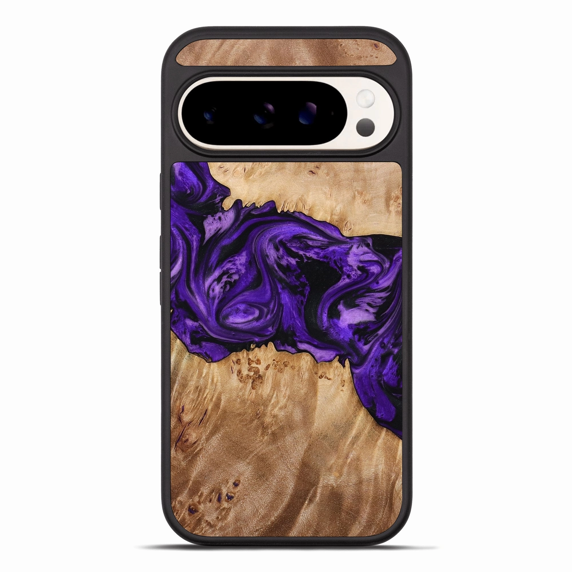 Anti Reflection Pixel 10 Pro Xl Wood Phone Case - Bruce (Purple, 773363)