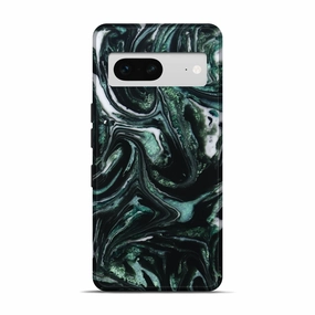 Pixel 7 Resinart Live Edge Phone Case - Capri (Green, 781238) Anti Finger Grease Film Screen Guard