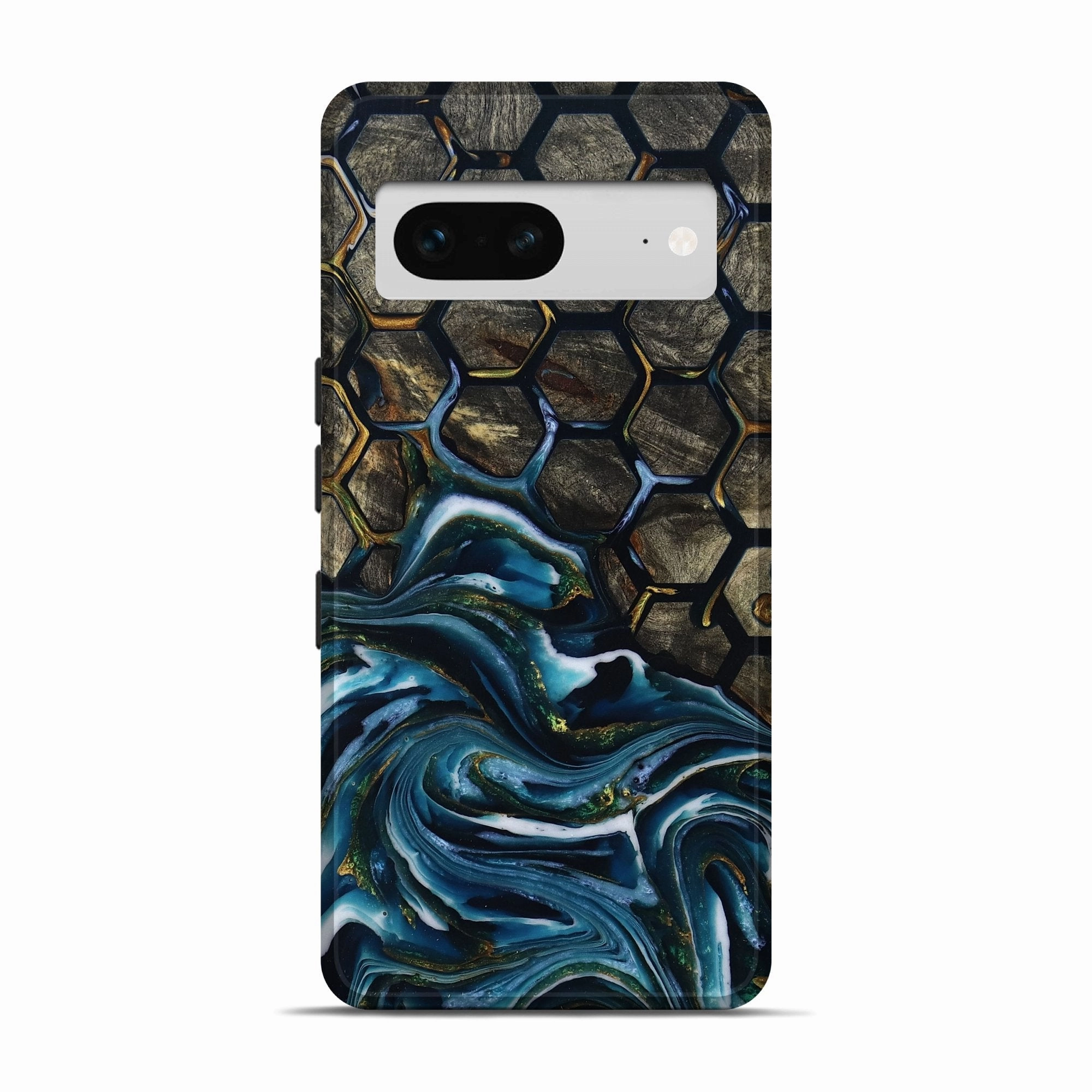 Anti Fingerprint Film Case Friendly Pixel 7 Wood Live Edge Phone Case - Debi (Pattern, 781456)