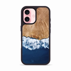 Iphone 16 Wood Phone Case - Jace (Coastal, 774318) Anti Finger Smear Dustproof Cover