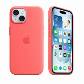 Silicone Case - Guava (Iphone 15) Water Resistant Self Healing