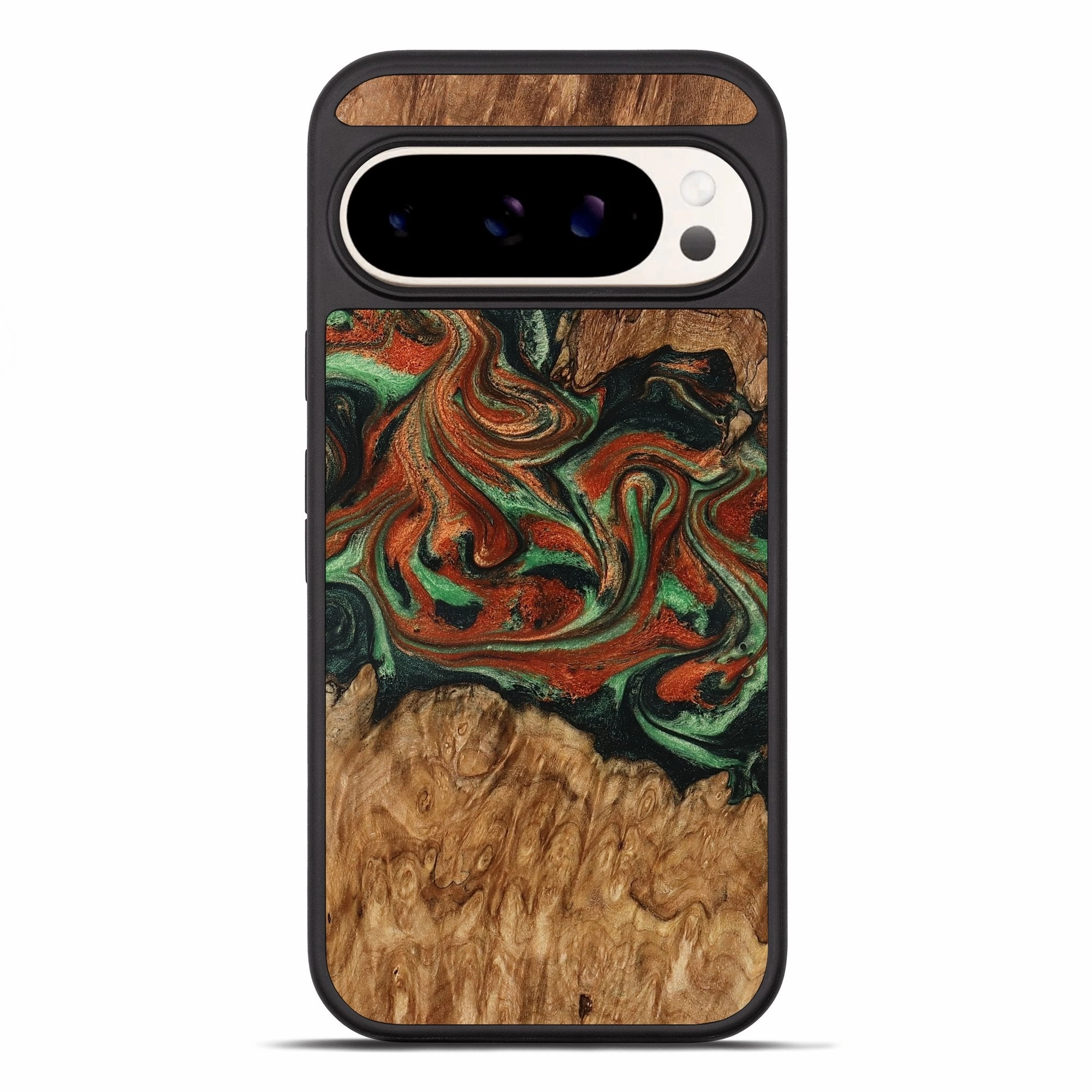 Anti Static Pixel 10 Pro Xl Wood Phone Case - Kaisen (Green, 779800)