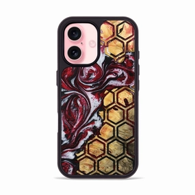 Iphone 16 Wood Phone Case - Ila (Pattern, 777660) Shock Proof Film Smooth Touch