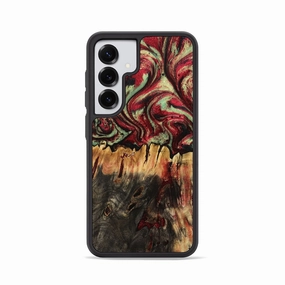 Smooth Touch Galaxy S25 Wood Phone Case - Esther (Red, 778558)