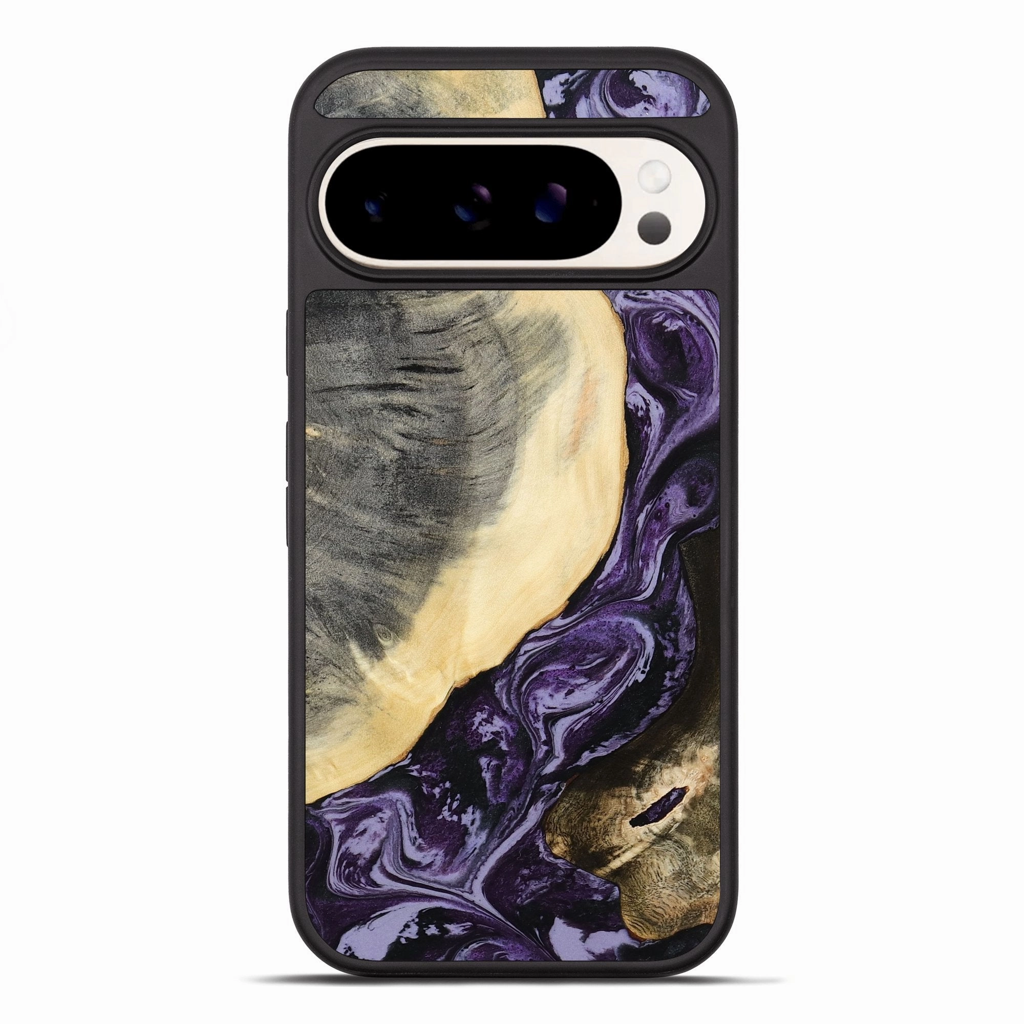 Scratch Proof Pixel 10 Pro Xl Wood Phone Case - Kory (Purple, 781588)