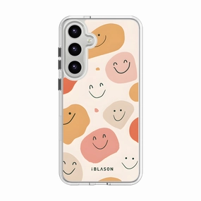 Grip Friendly Galaxy S23 Halo Magsafe Cute Phone Case - Happy