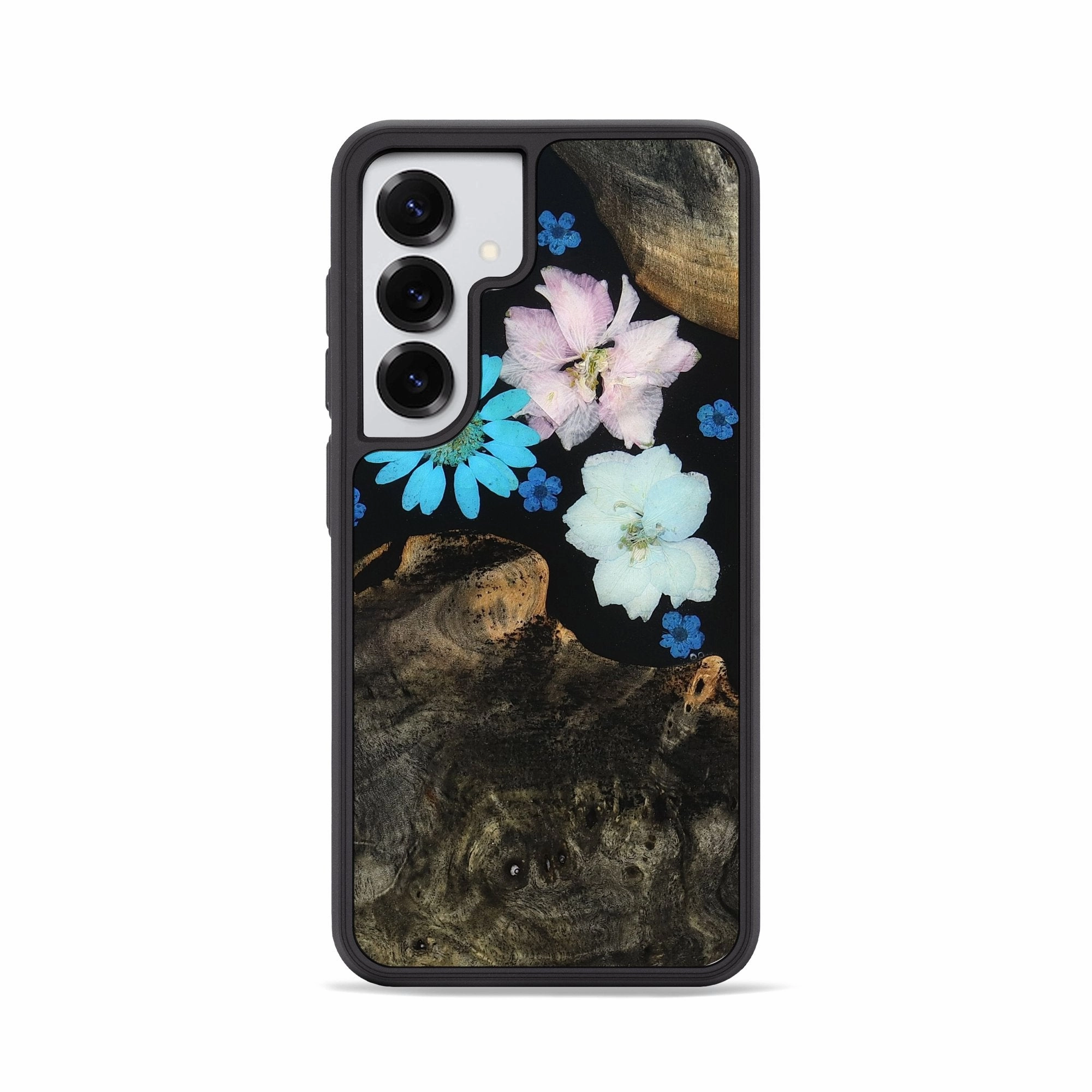 Galaxy S25 Wood Phone Case - Rosalyn (Bloom, 781370) Anti Spy Film Self Healing
