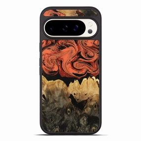 Easy Installation Pixel 10 Pro Xl Wood Phone Case - Leila (Red, 778974)