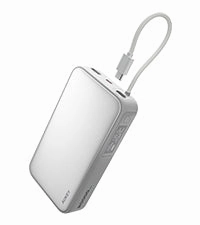 Aukey Pb-Y48 Spark Sling 100W 20000Mah Compact Fast Charging Power Bank Built-In Usb-C Cable Multiple Port