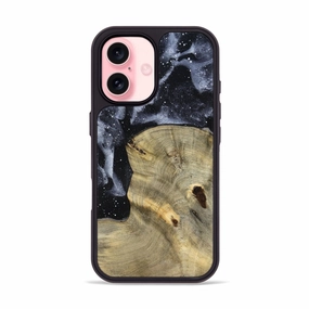 Protective Cover Anti Finger Mark Film Iphone 16 Wood Phone Case - Nelson (Cosmos, 780819)