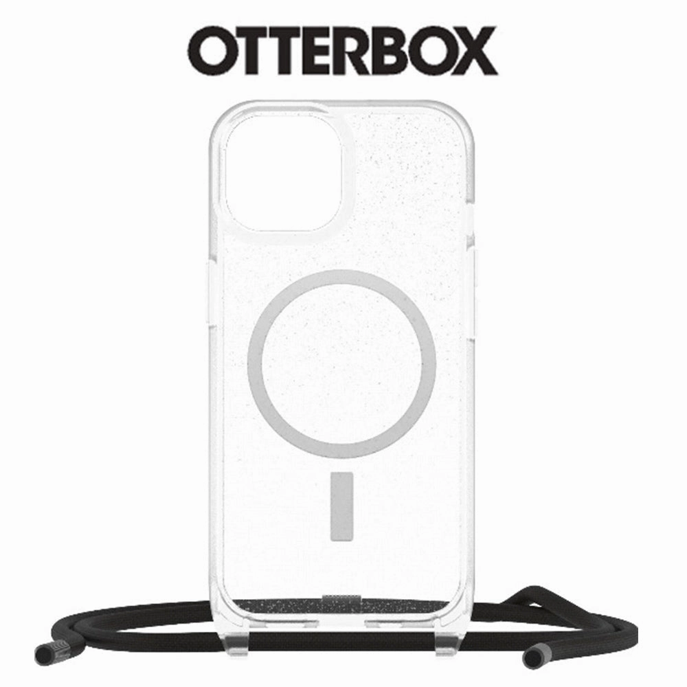 Otterbox Case For Iphone 15 Pro React Necklace Case Compatible With Magsafe Stardust Anti Finger Mark Film Protective Layer