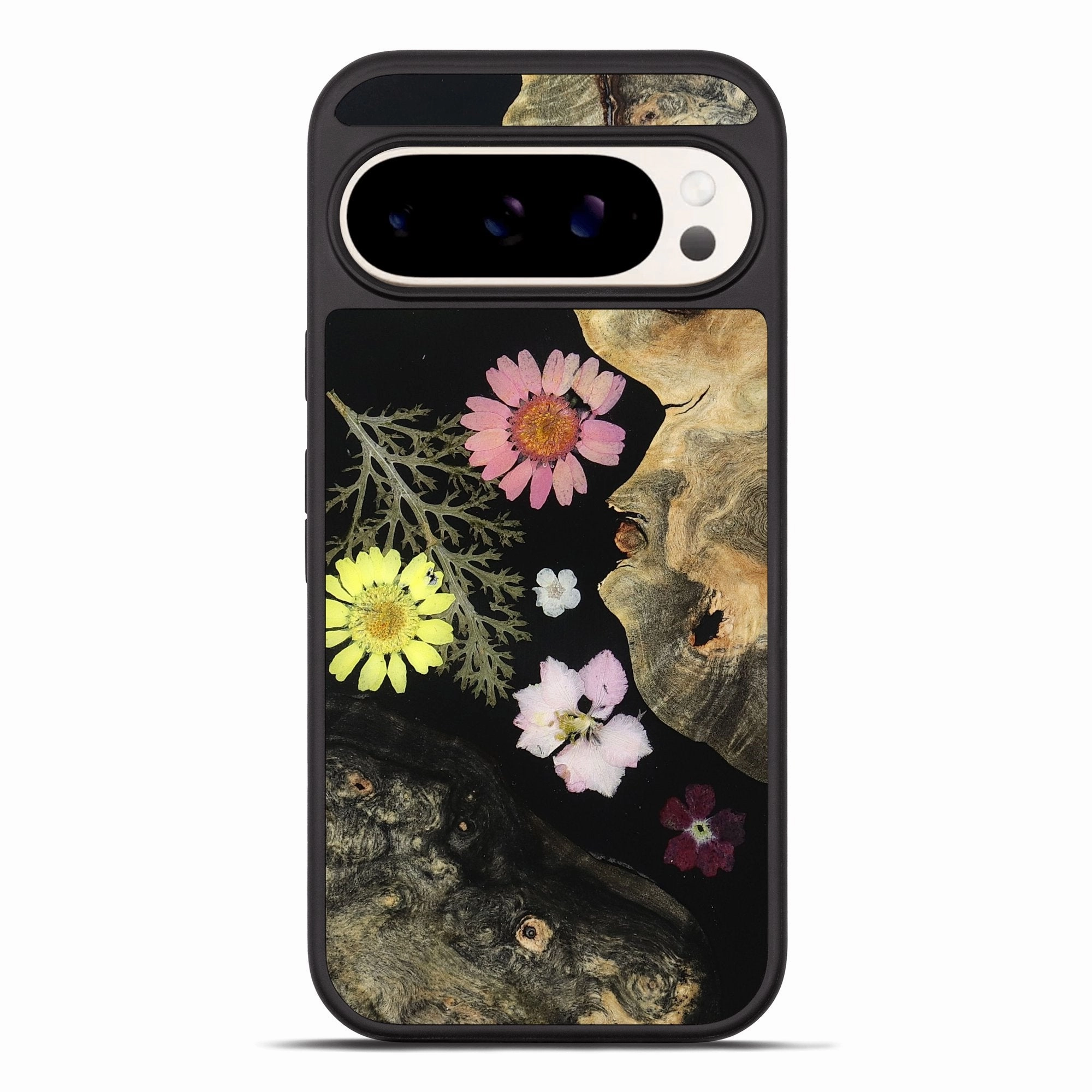 Bubble Free Installation Anti Fingerprint Film Pixel 10 Pro Xl Wood Phone Case - Mintie (Bloom, 781404)