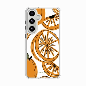 Galaxy S24 Plus Halo Magsafe Cute Phone Case - Oranges Anti Glare Film Anti Fingerprint Screen