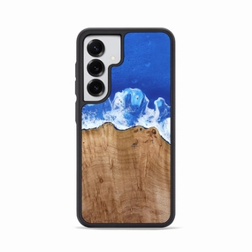 Galaxy S25 Wood Phone Case - Zahra (Coastal, 773239) Anti Fog Smooth Touch Film