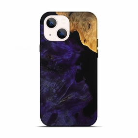 Iphone 13 Wood Live Edge Phone Case - Sandy (Wood Burl, 777318) Crystal Clear Anti Spy Film