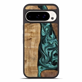 Pixel 10 Pro Xl Wood Phone Case - Freyja (Green, 770194) Anti Spy Film Crystal Clear