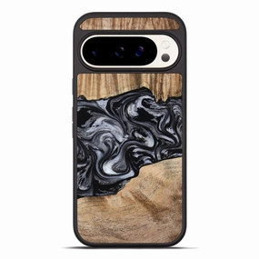 Anti Shock Screen Pixel 10 Pro Xl Wood Phone Case - Howell (Black & White, 775653)