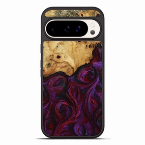 Pixel 10 Pro Xl Wood Phone Case - Robb (Purple, 772087) Slim Screen Protector Anti Glare