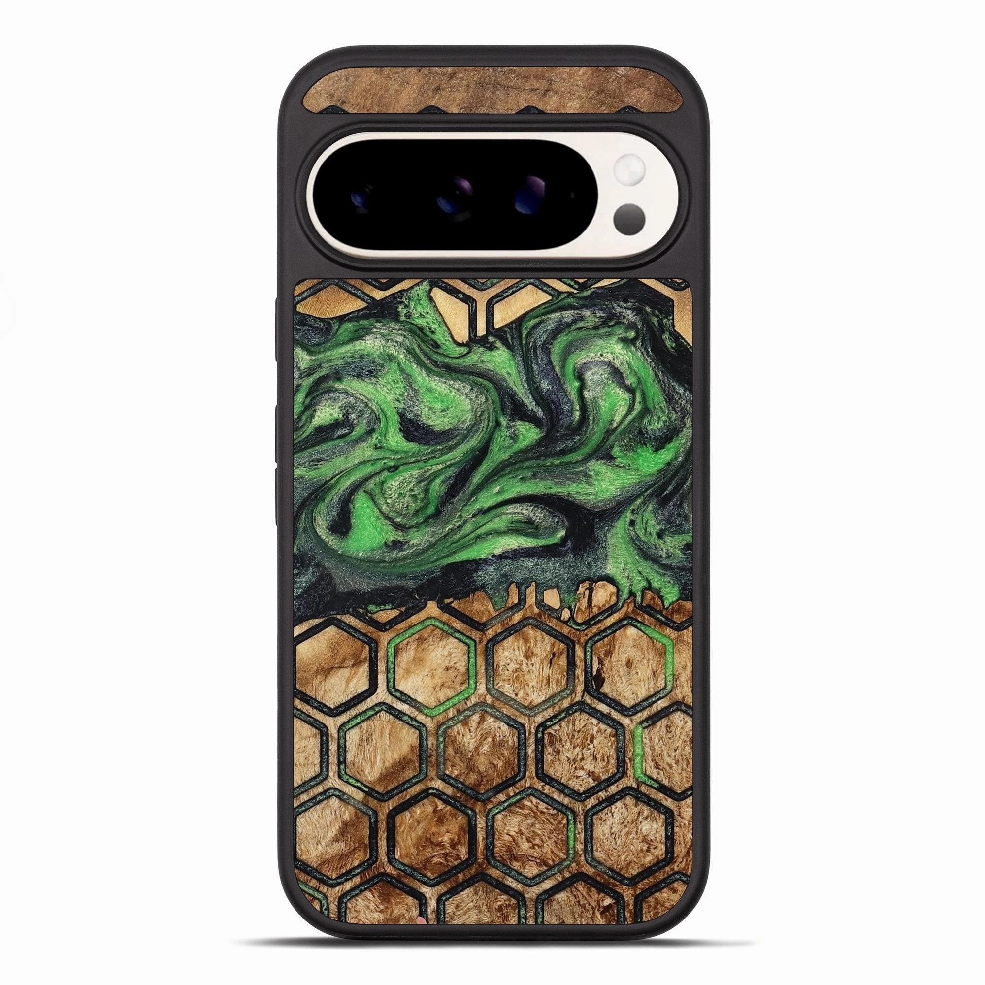 Scratch Proof Glass Anti Static Pixel 10 Pro Xl Wood Phone Case - Jabari (Pattern, 775937)