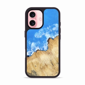 Bubble Free Screen Iphone 16 Wood Phone Case - Burt (Coastal, 781818)