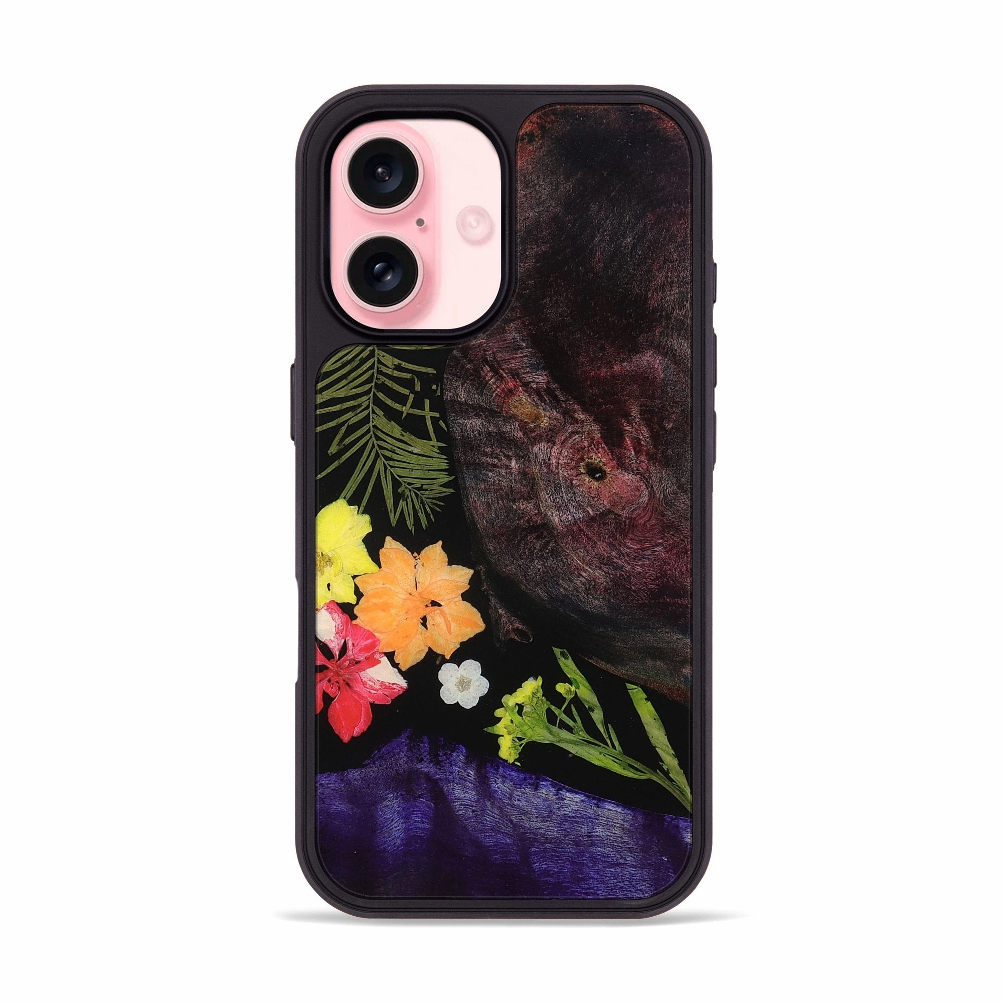 Iphone 16 Wood Phone Case - Khai (Bloom, 781424) Rounded Edges