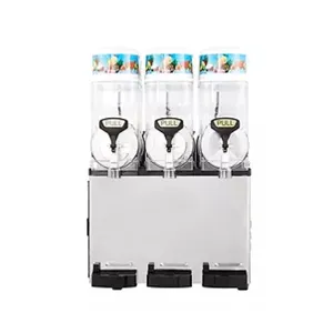 Icetro - SSM-420, Commercial Triple 3.2 Gallon Granita Slushy Frozen Margarita Beverage Machine