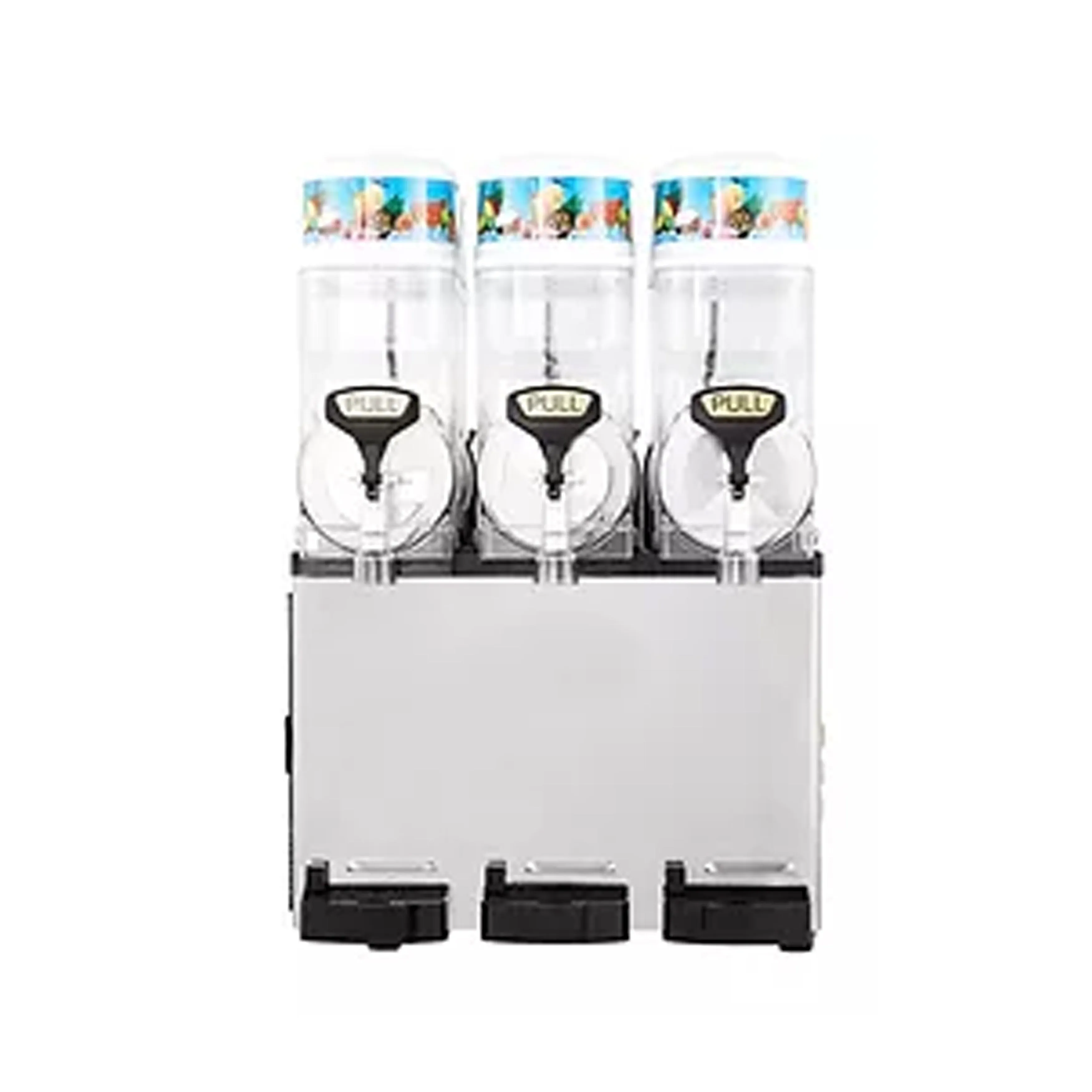 Icetro - SSM-420, Commercial Triple 3.2 Gallon Granita Slushy Frozen Margarita Beverage Machine
