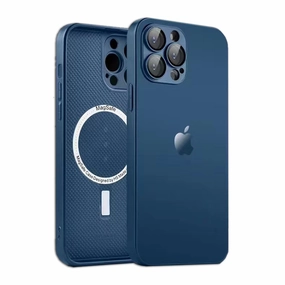 Iglass Premium - Navy Blue Smooth Touch Drop Resistant