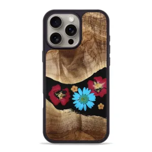 Protective Cover Iphone 16 Pro Max Wood Phone Case - Austyn (Bloom, 777882)