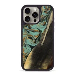 Shockproof Iphone 16 Pro Max Wood Phone Case - Pamala (Green, 781157)