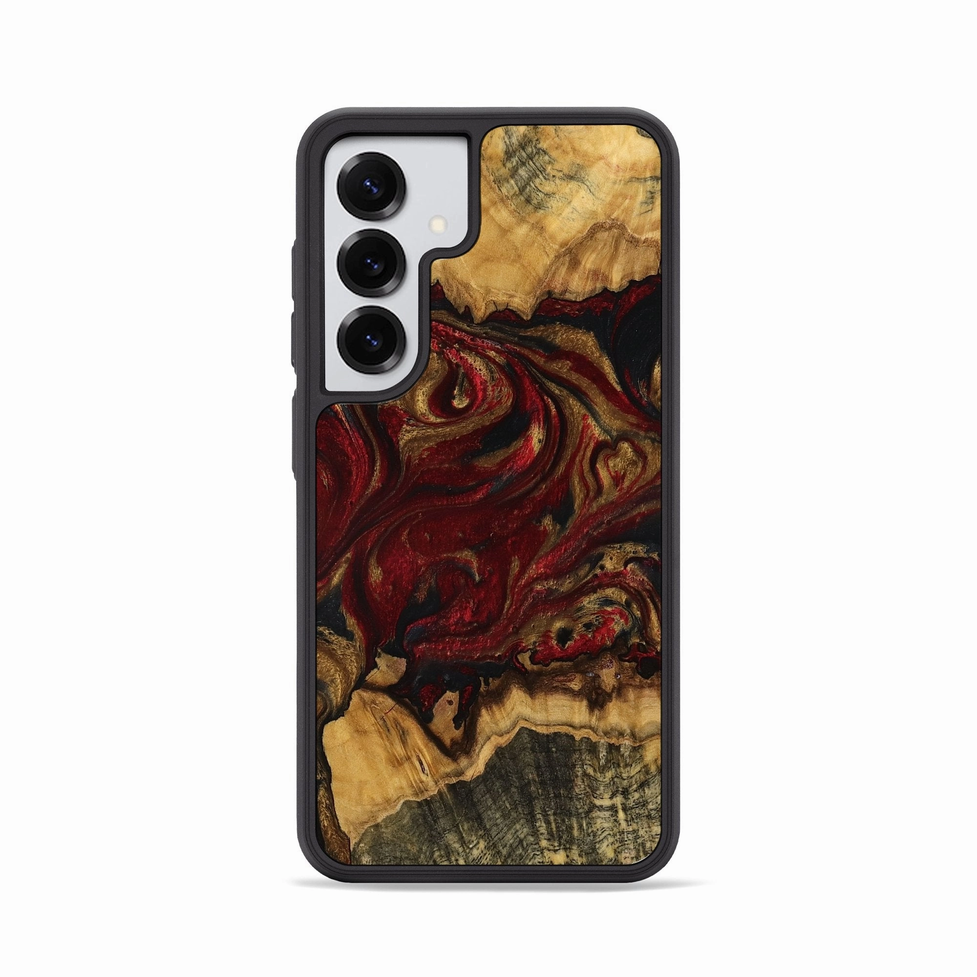 Bubble Free Galaxy S25 Wood Phone Case - Koen (Red, 770587)