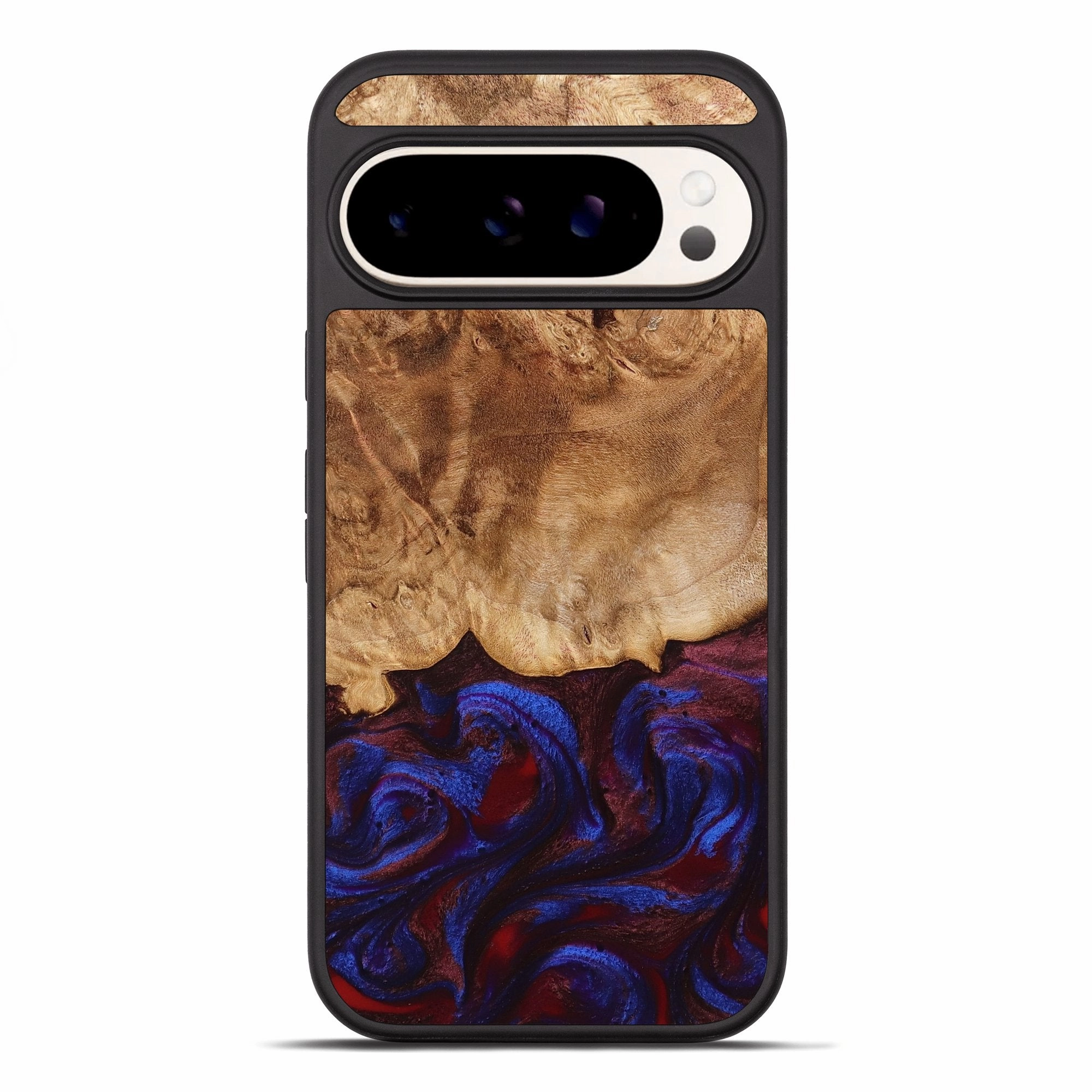 HD Clarity Crystal Clear Screen Pixel 10 Pro Xl Wood Phone Case - Tanisha (Red, 778808)