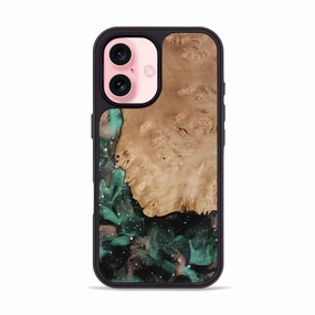 Iphone 16 Wood Phone Case - Kaylah (Cosmos, 772471) Fingerprint Resistant Screen Anti Scratch Screen