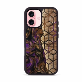 Iphone 16 Wood Phone Case - Reed (Pattern, 776723) Anti Shock Screen