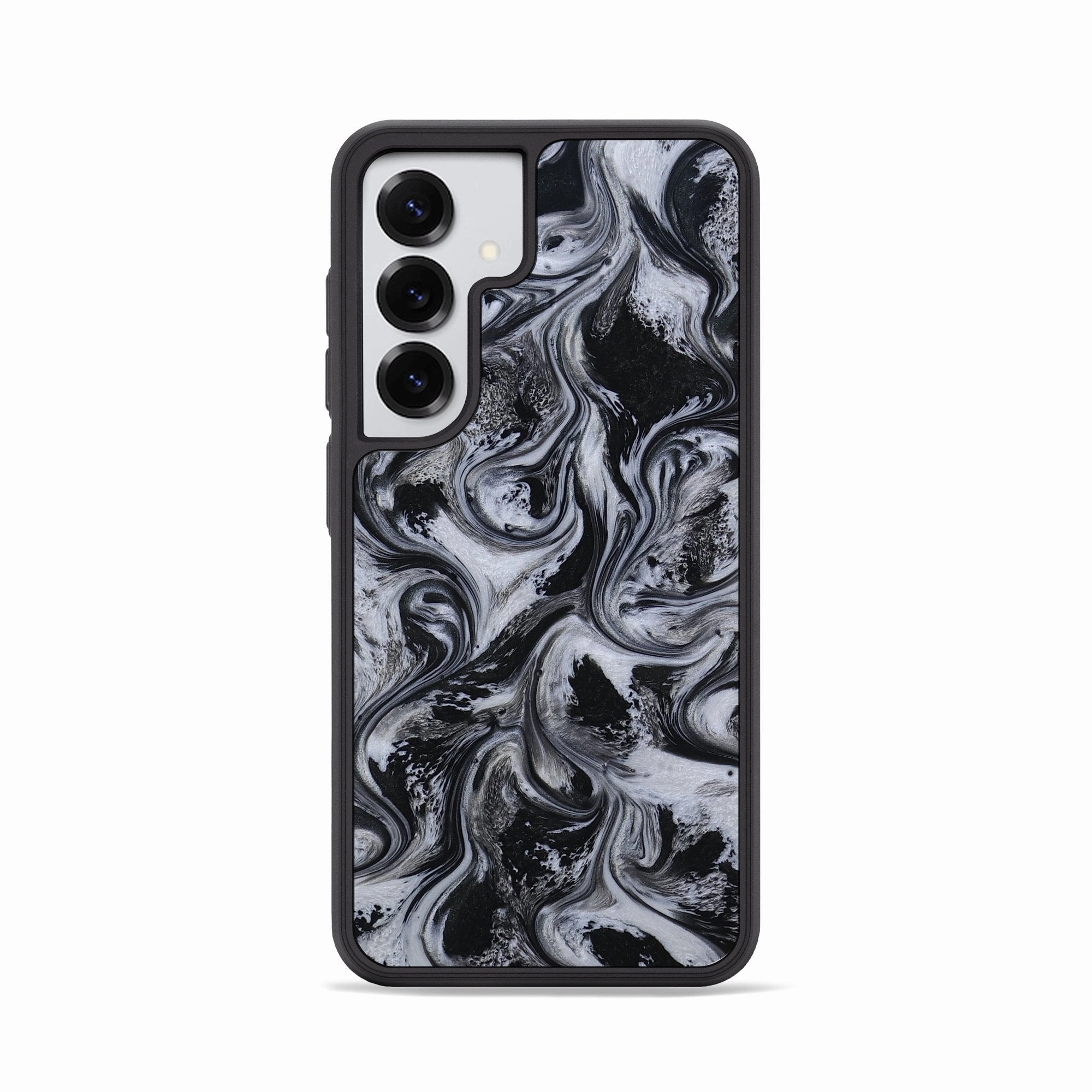 Anti Fog Galaxy S25 Resinart Phone Case - Lian (Black & White, 780441)