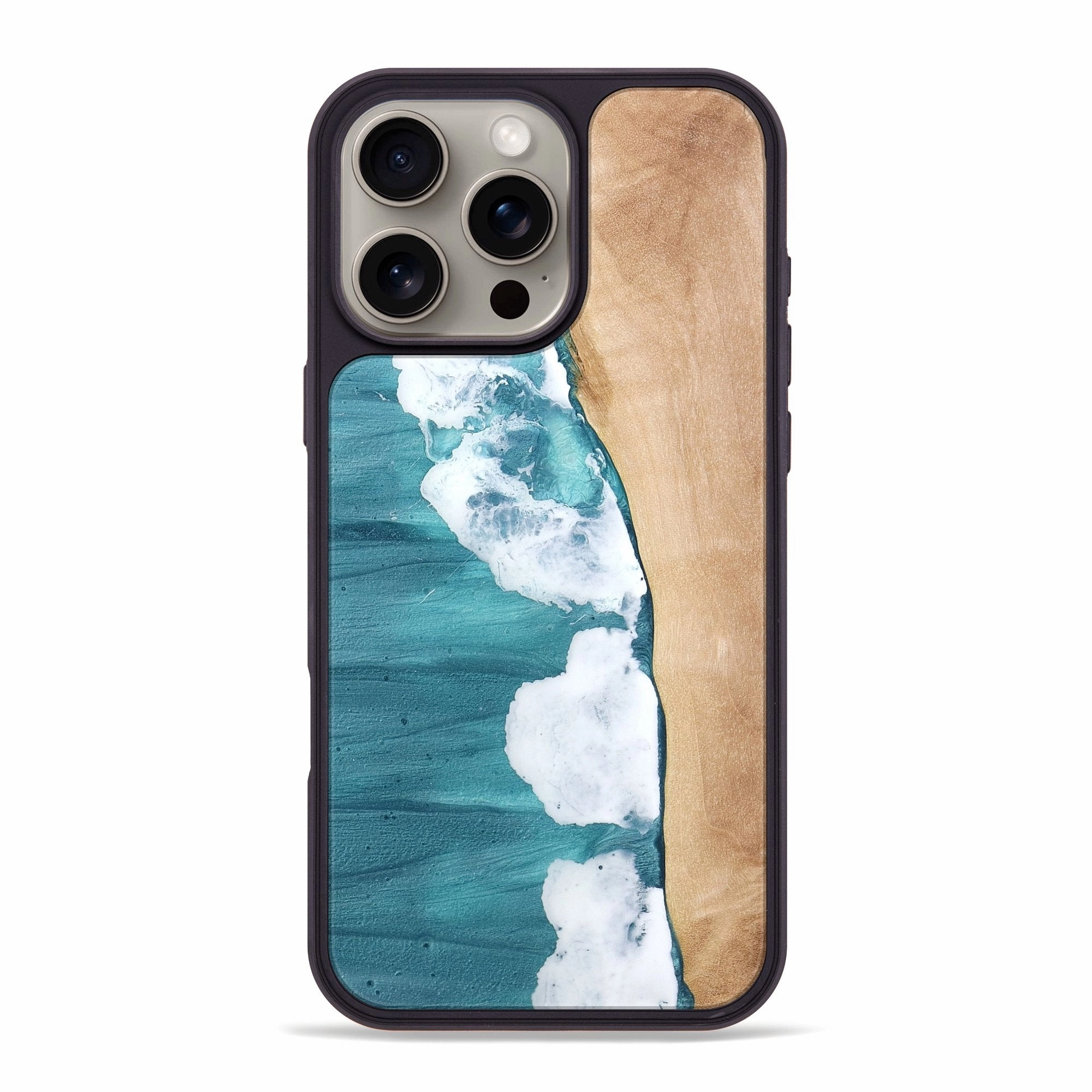 Iphone 16 Pro Max Wood Phone Case - Richard (Coastal, 774317) Anti Static Film