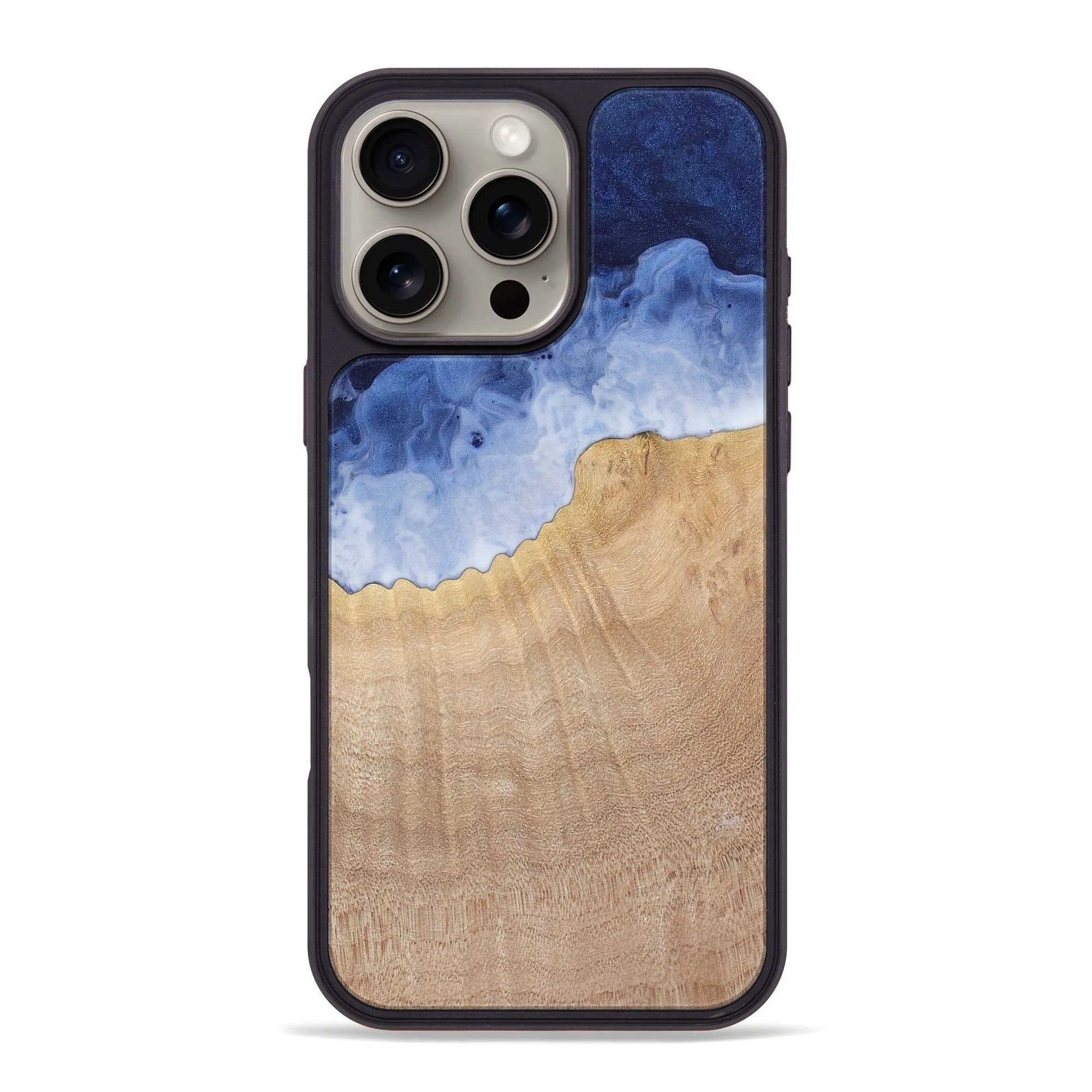 Iphone 16 Pro Max Wood Phone Case - Adell (Coastal, 779335) Anti Yellowing Screen