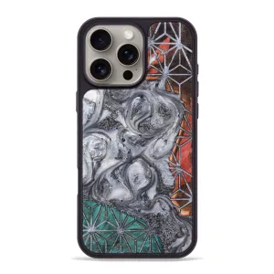Iphone 16 Pro Max Wood Phone Case - Alethea (Pattern, 781559) Fingerprint Shield