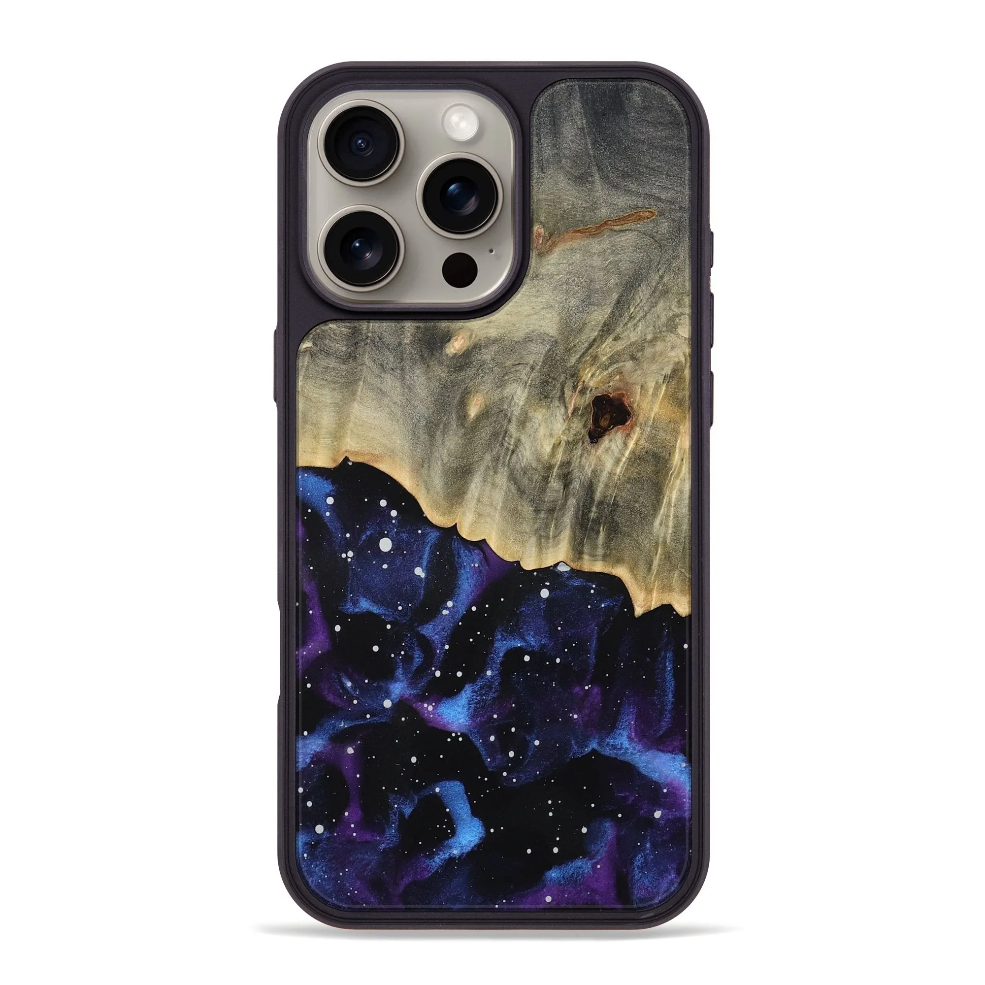 Fingerprint Resistant Screen Iphone 16 Pro Max Wood Phone Case - Alexa (Cosmos, 781970)