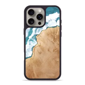Anti Fingerprint Shield Anti Finger Smudge Iphone 16 Pro Max Wood Phone Case - Ari (Coastal, 777441)