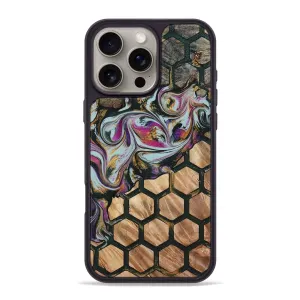 Iphone 16 Pro Max Wood Phone Case - Ava (Pattern, 781726) Tempered Screen Protector Anti Yellowing Film