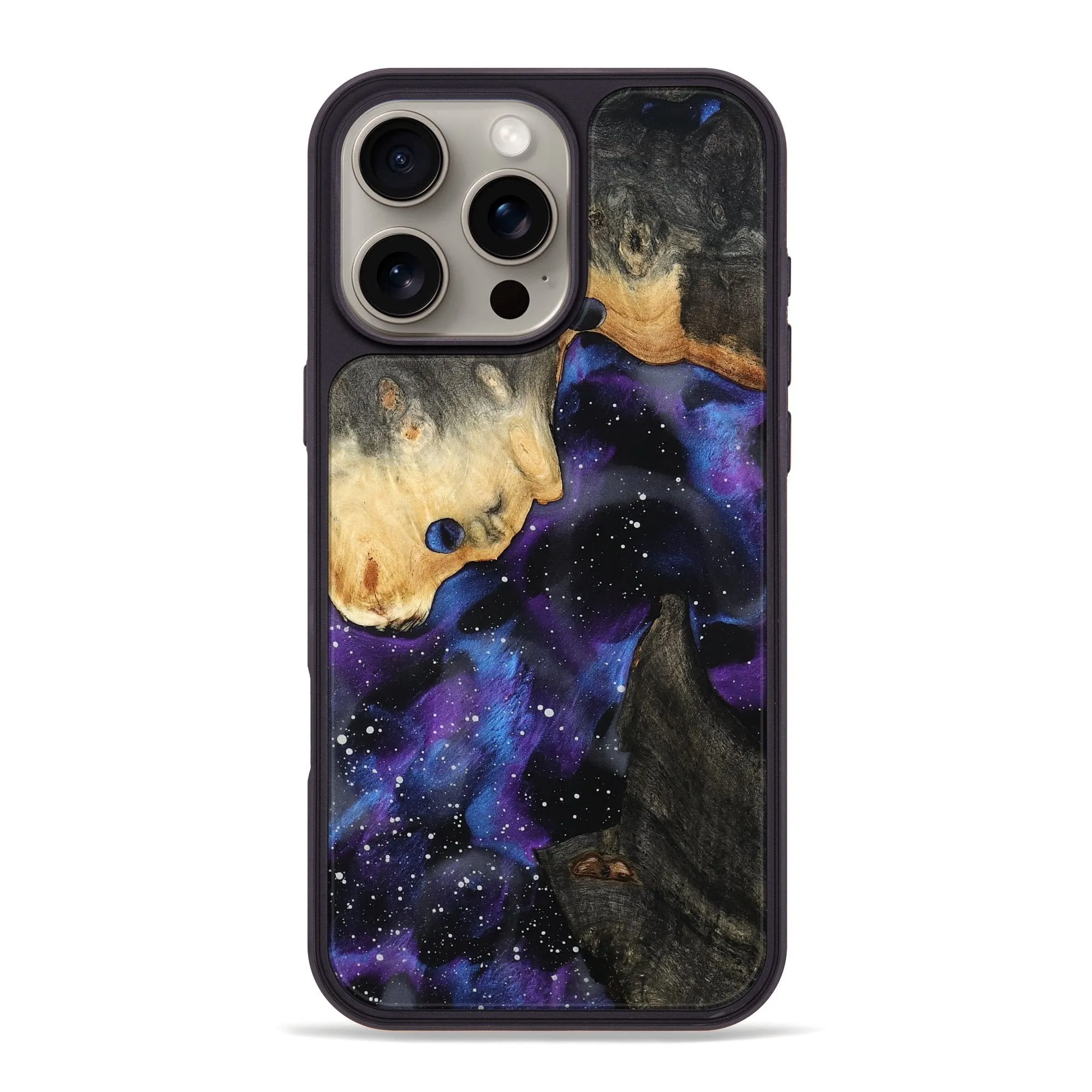 Iphone 16 Pro Max Wood Phone Case - Averi (Cosmos, 781912) HD Clarity Ultra Slim Protector