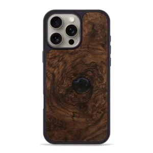 Iphone 16 Pro Max Wood Phone Case - Avis (Wood Burl, 781868) Protective Cover Shock Guard