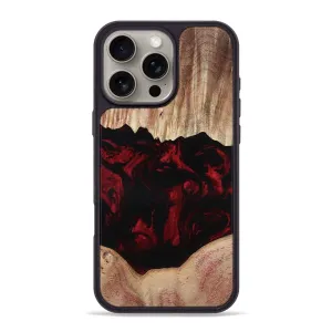 Bubble Resistant Film Iphone 16 Pro Max Wood Phone Case - Beckett (Red, 780748)