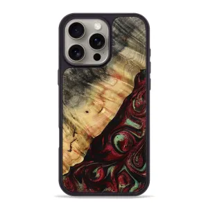 Iphone 16 Pro Max Wood Phone Case - Britany (Red, 776777) Shockproof