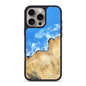 Iphone 16 Pro Max Wood Phone Case - Burt (Coastal, 781818) Tempered Glass Slim Screen Protector